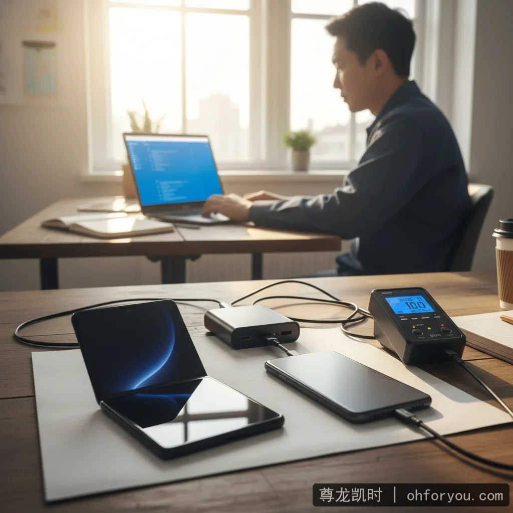 折叠屏手机续航对比传统机型，电池优化成关键突破